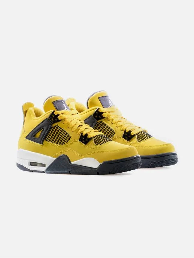 Nike Shoes | Jordan 4 Lightning | Color: Black/Yellow | Size: 6.5 | Macehig's Closet