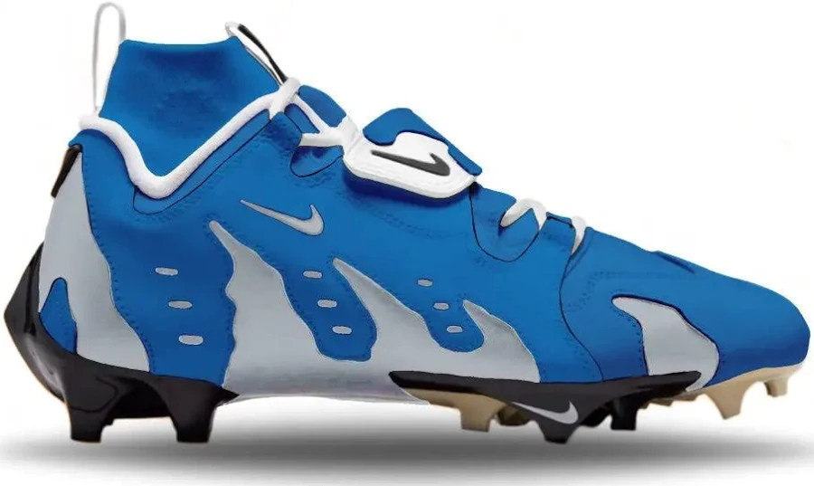 Detroit Nike Vapor Edge 360 DT 96 'Diamond Turf' | Stadium Custom Kicks 8