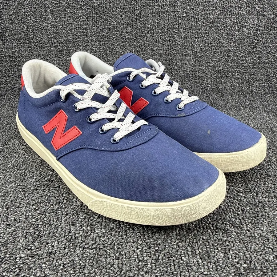 Balance All Coasts 55 'navy Red' Men’s Size Us 11 Canvas Sneakers