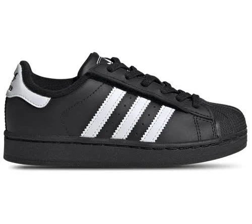 Boys adidas Originals Superstar II Elastic Lace Shoes