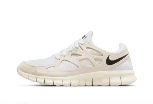 Nike Free Run 2.0 White Beige Dm8915-101 Women's Sizes