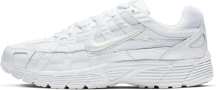 Size 12.5 Nike P-6000 White Platinum Tint Mens Running Shoes