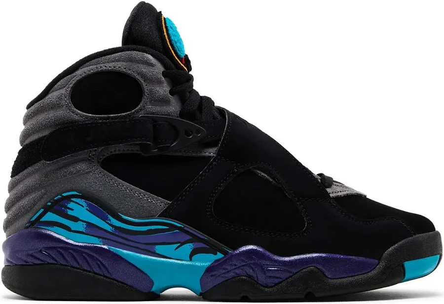 Air Jordan 8 Retro Gs Aqua 2025 Style 305368-006 Size 6.5y