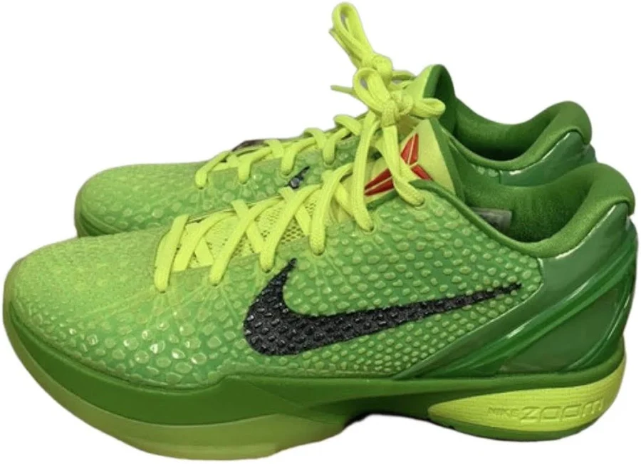 Nike Kobe 6 Protro Grinch Leather Trainers Size 43 EU