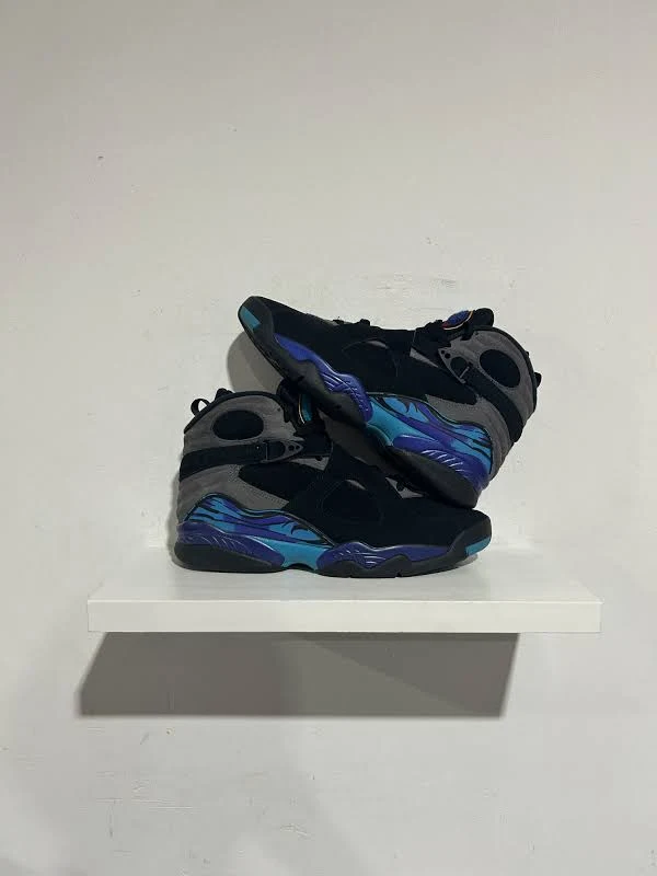 JORDAN 8 AQUA (2025) SIZE 9.5 PREOWNED (Preowned, Original, 9.5)