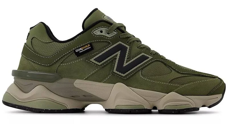 New Balance 9060 Dark Olivine Cordura