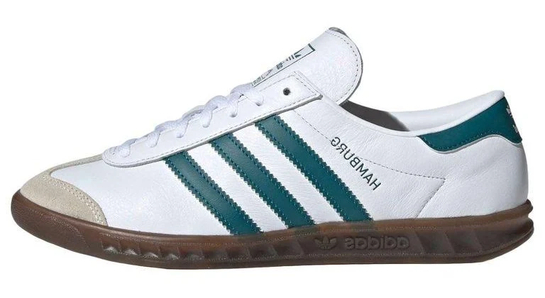 Adidas Men's Hamburg Gum' - Blue - Low-top sneakers