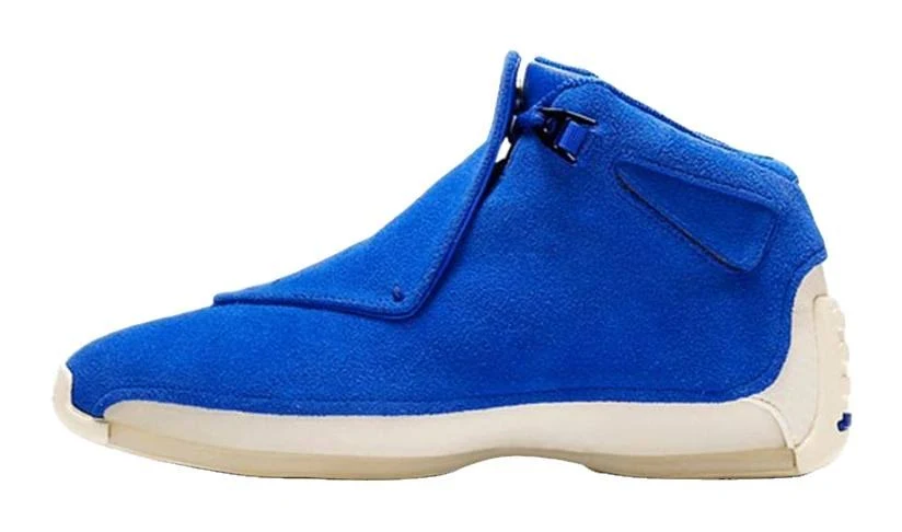 Jordan Air 18 Retro High Top Men Sneakers - Racer Blue-sail