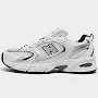 New Balance Women's 530 Casual Shoes in White/Blue/Natural Indigo | Size: 8.0