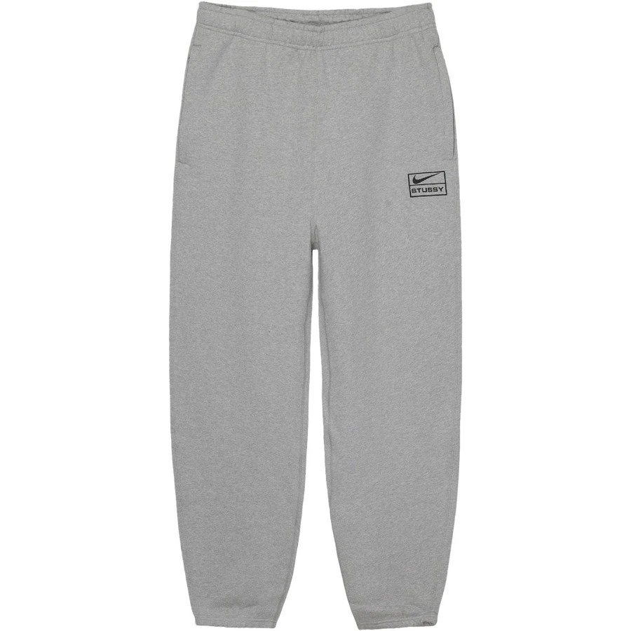 Stussy x Nike Fleece Pant 'Dark Grey Heather' | Men's Size XL