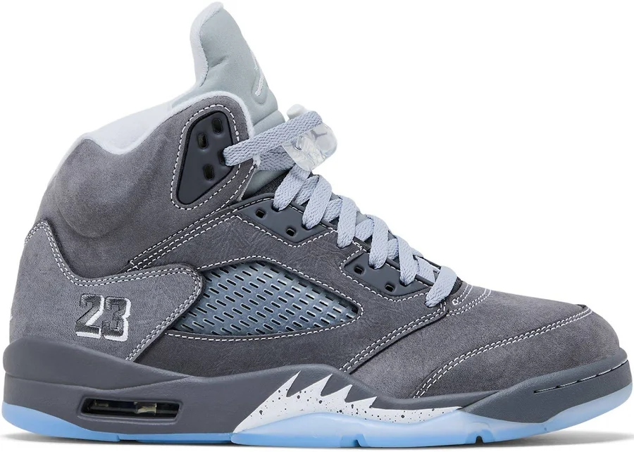 Nike Air Jordan 5 Retro Wolf Grey Light Graphite Dd0587-002 Men Size 8
