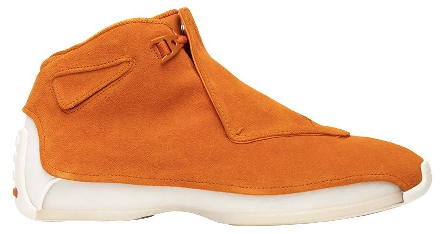 Air Jordan 18 Retro 'Orange Suede' | Men's Size 8.5