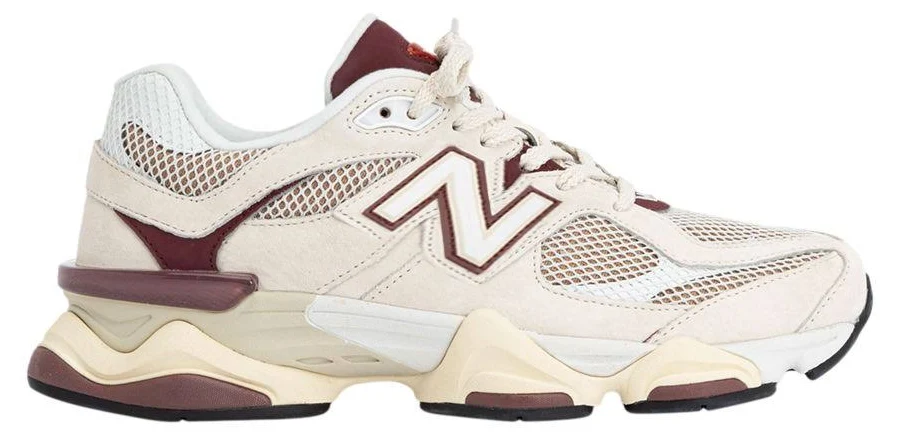 New Balance 9060 'Linen Burgundy' | Cream | Men's Size 4.5
