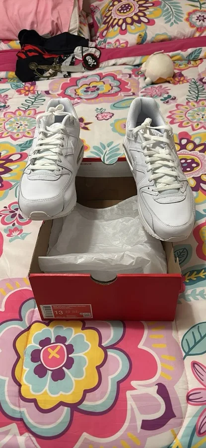 Brand Triple White Nike Air Max Command Sizes 8, 8.5, 9.5, 11, 11.5,