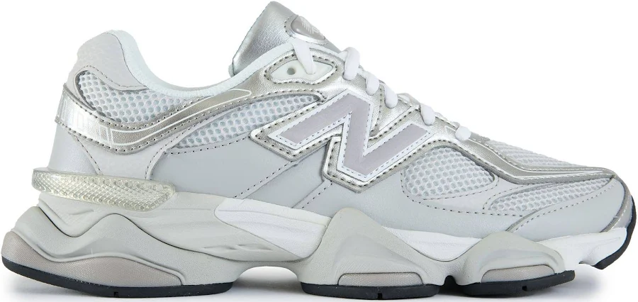 New Balance Womens 9060 Sneakers - White/Grey