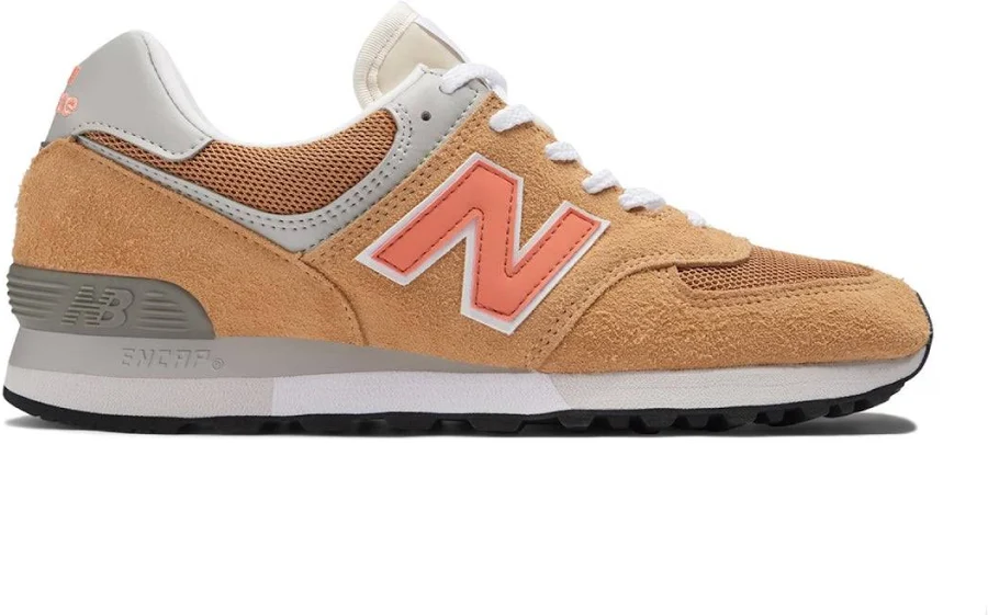 New Balance 576 MADE IN UK LATTE SNEAKERS, BROWN / 42.5