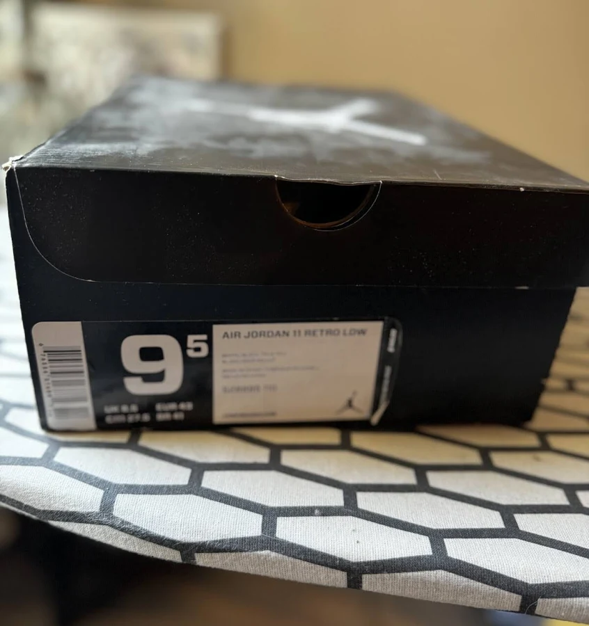 Size 9.5 - Air Jordan 11 Retro Low Tuxedo