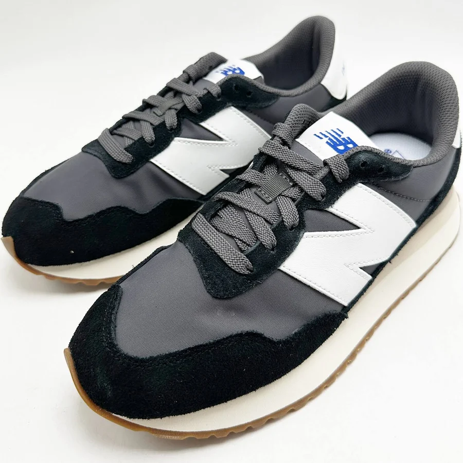 Mens Balance 237 Grey Black Gum (ms237ga), Sz 8.0 - 11.0
