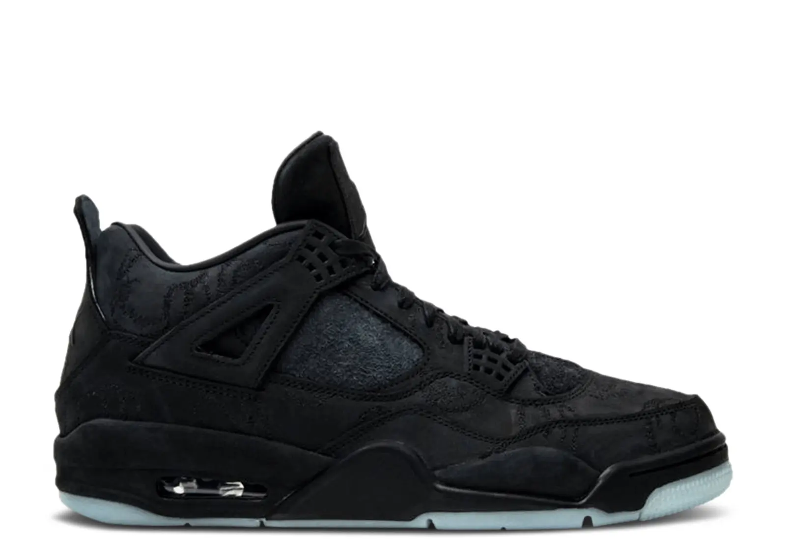 KAWS x Jordan 4 Retro 'Black' Sample