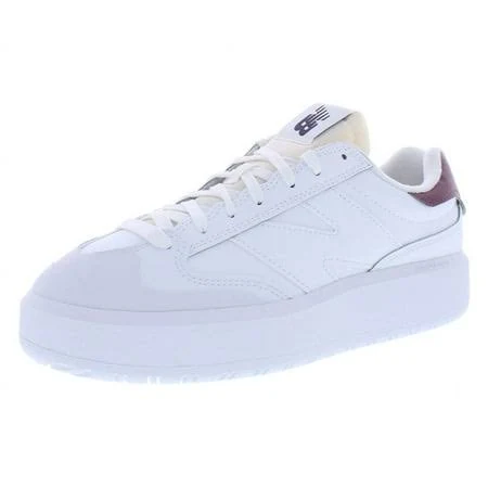 Women's New Balance White & Burgundy CT302 Sneakers