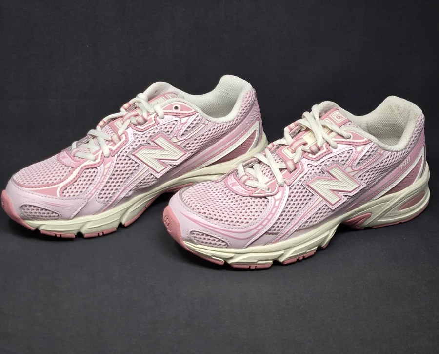 Balance 740 Pink Taffy White Womens Multi Sizes Lifestyle Shoes