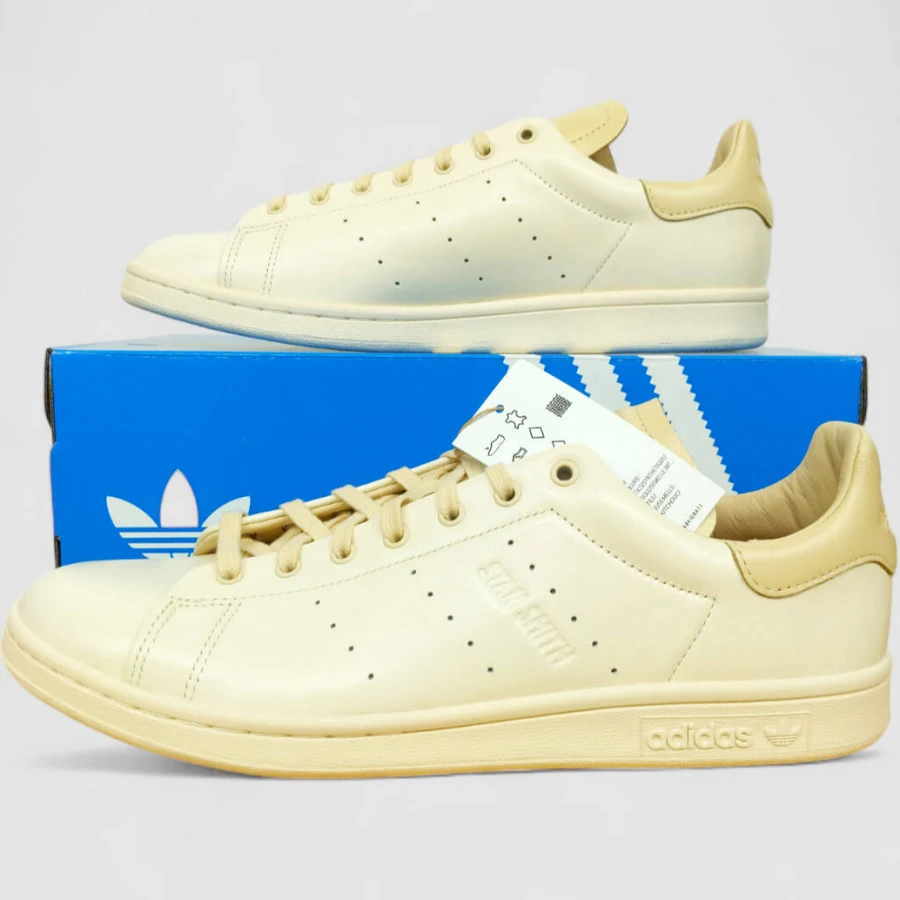 Adidas Stan Smith Lux Mens Sneakers Wonder White Cream Authentic