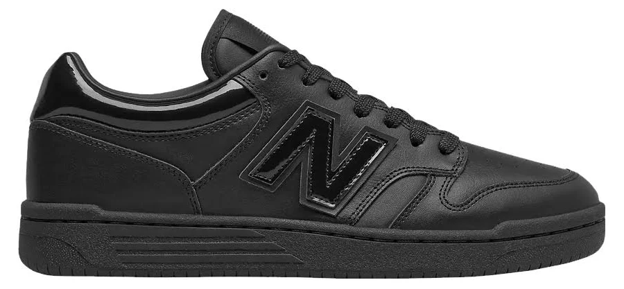 New Balance 480 Patent Men Sneakers - Black