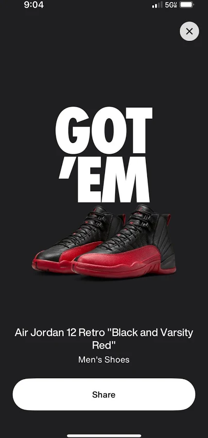 Size 9.5 - Air Jordan 12 Retro 2025 Flu Game