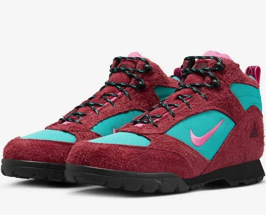 Nike Acg Hiking Boots Torre Mid Waterproof Red/cactus Fd0212-600 Men’s