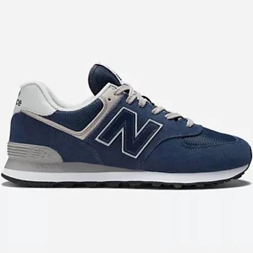 Men's 574 Core Sneakers In Navy With White