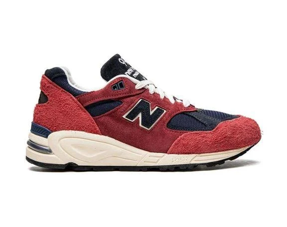 New Balance Women's 990V2 Made - Red - Low-top sneakers - 13