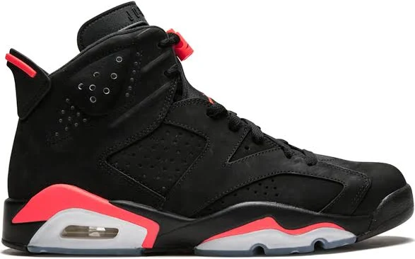 Jordan - Air Jordan 6 Retro "Infrared" sneakers - unisex - Calf Leather - 10 - Black