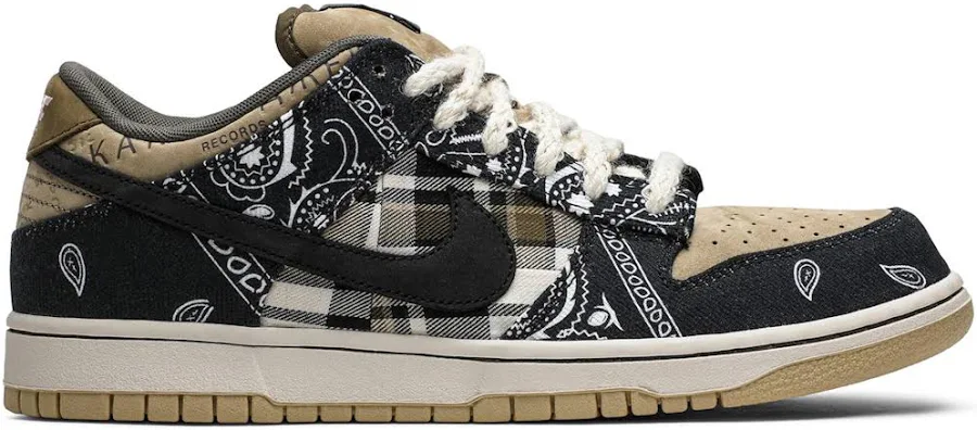 Travis Scott x Nike SB Dunk Low PRM QS 'Cactus Jack - Special Box' CT5053-001-SB US 7