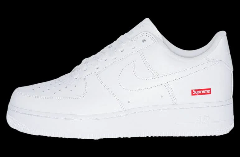 Supreme X Nike Air Force 1 Low White - Size 7.5 Men