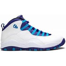 Air Jordan Retro 10 Sneakers - Unisex - Calf Leather - 10.5 - Blue