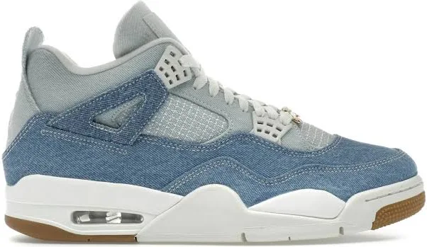 Jordan Air 4 Men's Denim-Panel Sneakers