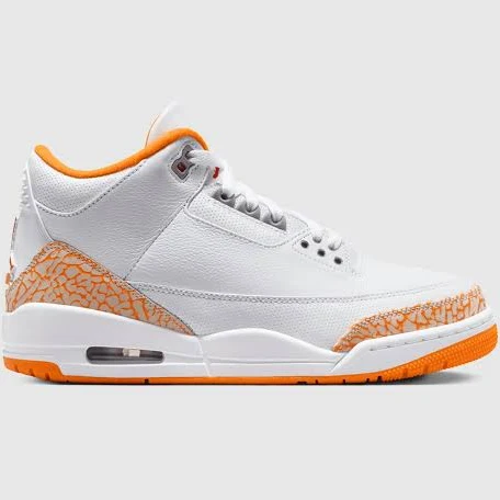 WOMEN'S AIR JORDAN 3 RETRO "ORANGE CITRUS" 11W/9.5M