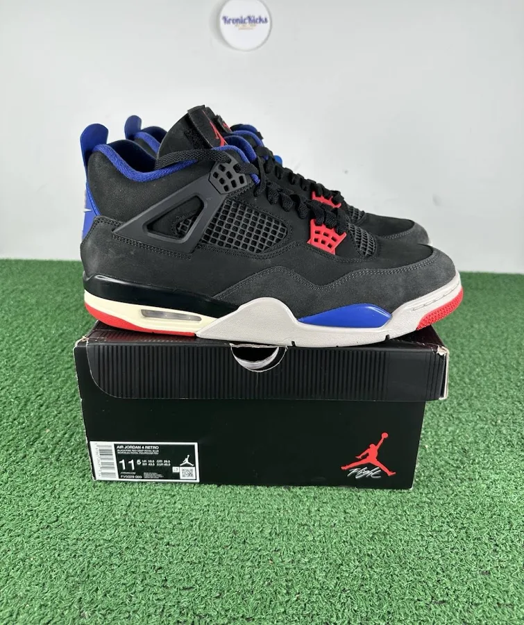Size 11.5 - Air Jordan 4 Retro Rare Air White Lettering - Og Box