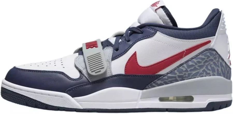 Jordan Legacy 312 Low Olympic - Cd7069-164 White Varsity Red Blue Gray