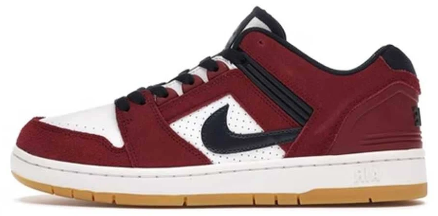 Nike SB Air Force 2 Low "Team Red Obsidian"