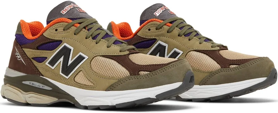 Balance Teddy Santis X 990v3 Made In Usa Tan Orange M990bt3