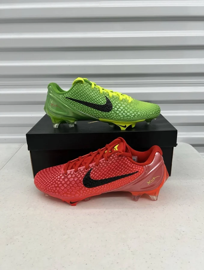 Nike Vapor Edge Kobe 6 Se Grinch Mismatch Mens Size 10 - Hq1644-300