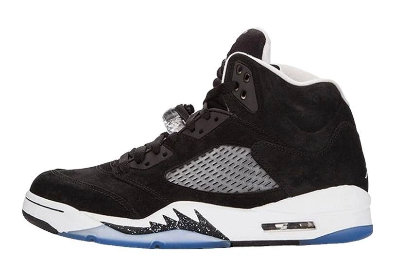 Jordan Air 5 Retro 'oreo' 2013 High Top Men Sneakers - Black/cool Grey-white