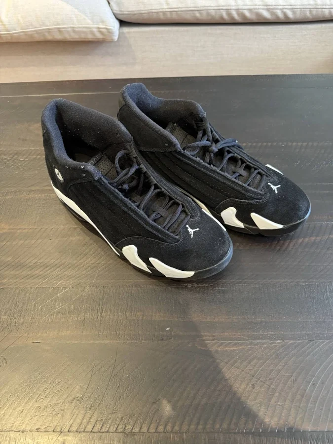 Jordan 14 Retro Black White - Size 10