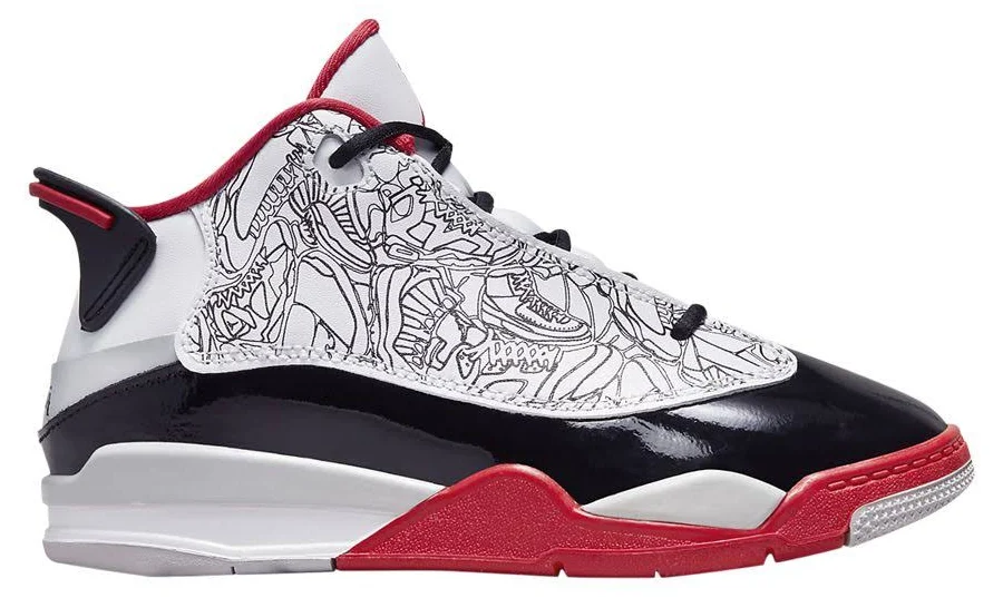 Air Jordan Dub Zero PS 'Varsity Red' 2022 | White | Kid's Size 3