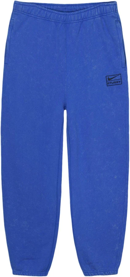Nike x Stussy Acid Wash Sweatpants Blue
