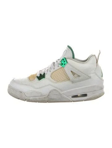 Jordan Jordan 4 Retro Sneakers in White, Women's 7y | 7