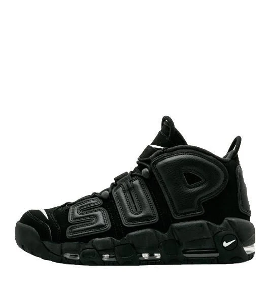 Nike X Supreme Air More Uptempo - Black/black-white