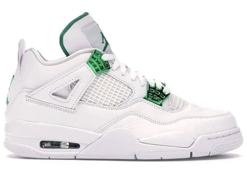 Jordan Men's 4 Retro Metallic Green Basketball Shoes, from StockX