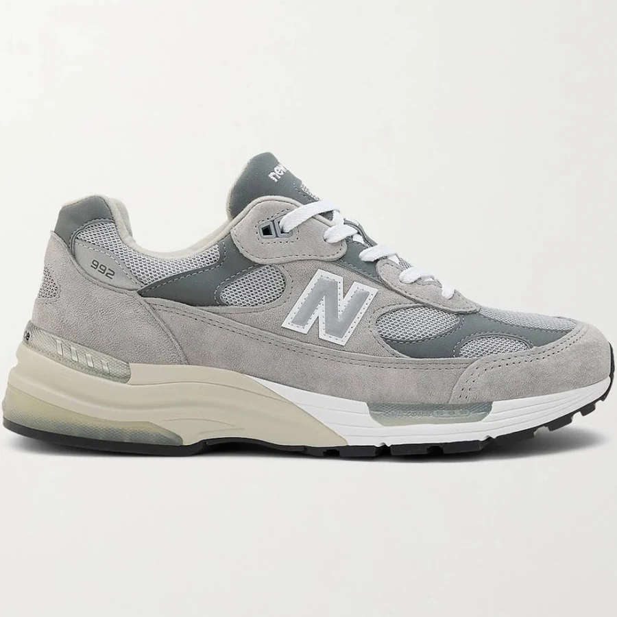 New Balance 992 Suede and Mesh Sneakers - Men - Gray Sneakers - UK Men's 5